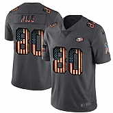 Nike 49ers 80 Jerry Rice 2019 Salute To Service USA Flag Fashion Limited Jersey Dyin,baseball caps,new era cap wholesale,wholesale hats